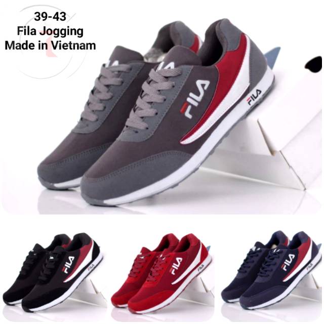 Gibd. 39-43 Fila Jogging Made in Vietnam SEPATU SPORT OLAHRAGA SNEAKERS PRIA GALERI INTAN BANDUNG