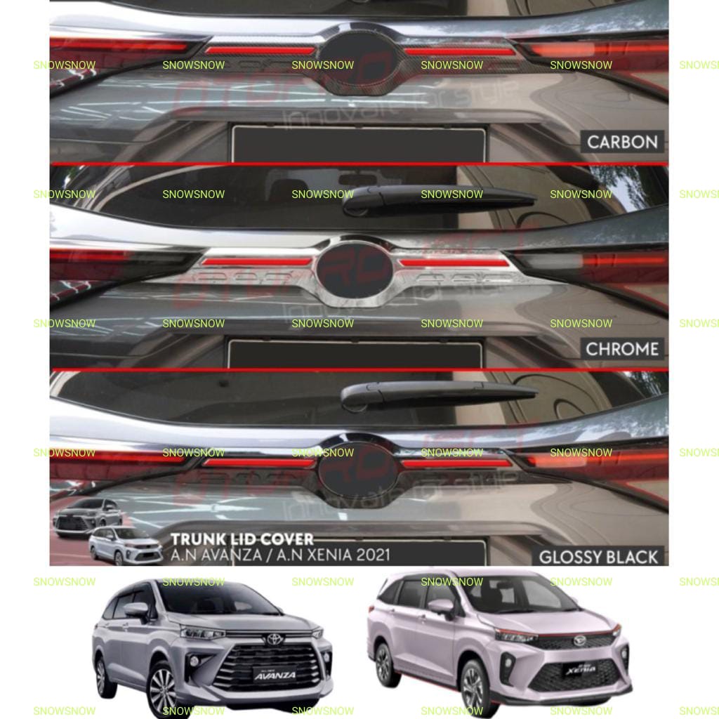 Trunk Lid Belakang Avanza Xenia 2021 2022 2023 Up List Bagasi