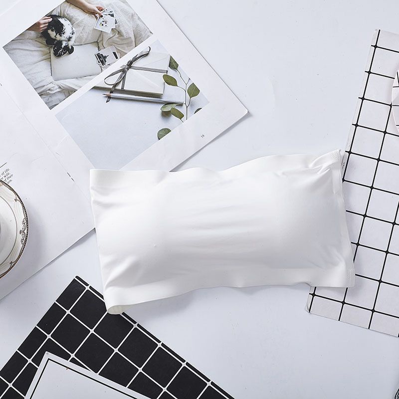 [ LINGERIE MASTER ] - (B-5) sport bra harga grosir terbaru termurah model strapless lingerie nyaman sexy Import-B-5 Putih