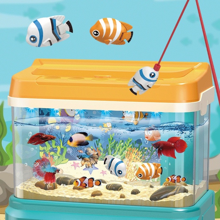 [tma]Fun Aquarium / Mainan Pancingan Ikan Aquarium Magnetic / Mainan Anak Pancing