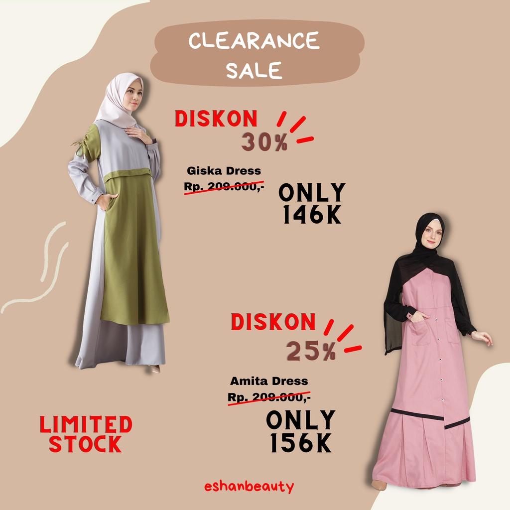[BISA COD] MYSURE DRESS GISKA / GISKA DRESS MYSURE / GAMIS MYSURE / AMITA DRESS / CLEARANCE SALE TOK