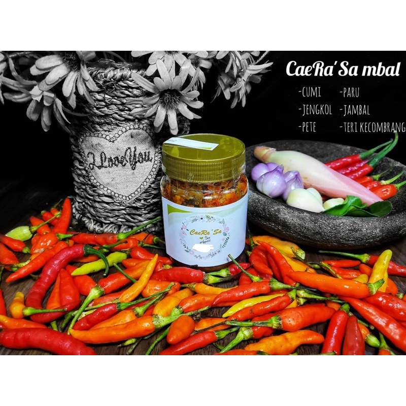 

CaeRa’Sa Mbal sambal cumi, pete, jengkol, paru, jambal, teri kecombrang murah enak pedas