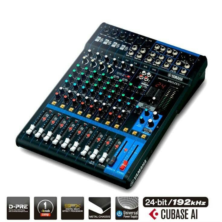 Mixer Audio Yamaha MG12XU MG-12XU MG 12 XU Original 12 Channel
