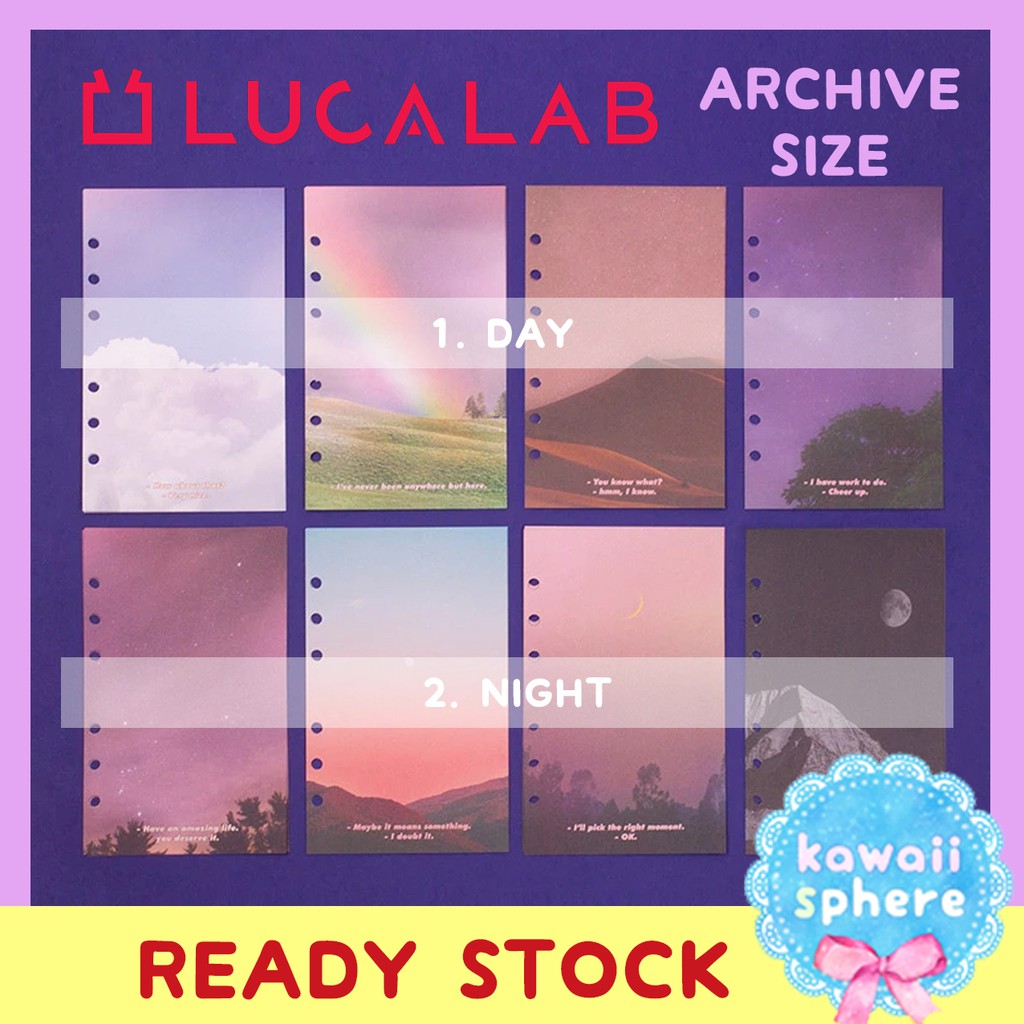 

Lucalab Ring Binder Archive Refill movie fantasy | Insert Ring binder 6 holes | Import Korea