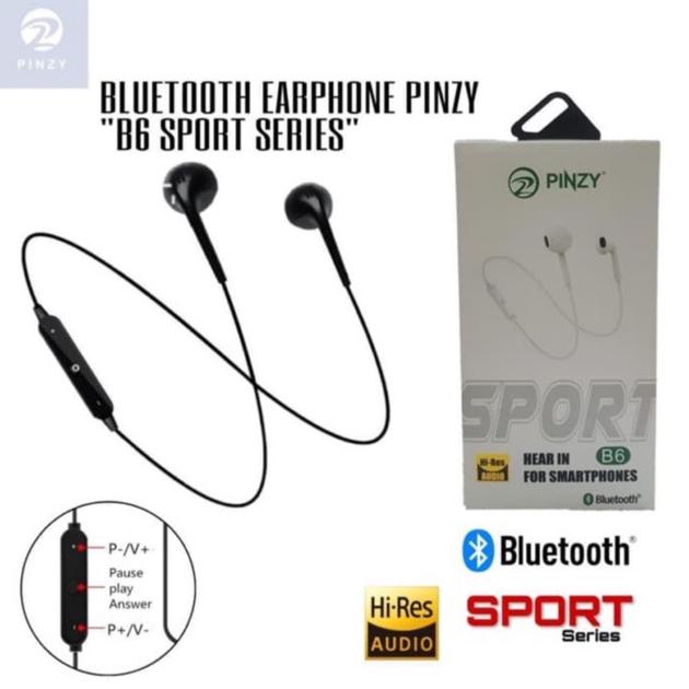 Headset Bluetooth Sport Pinzy B6 Series