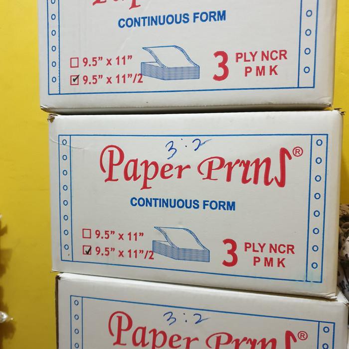 

Kertas / Kertas Continous From 3 Ply 9,5X11/2
