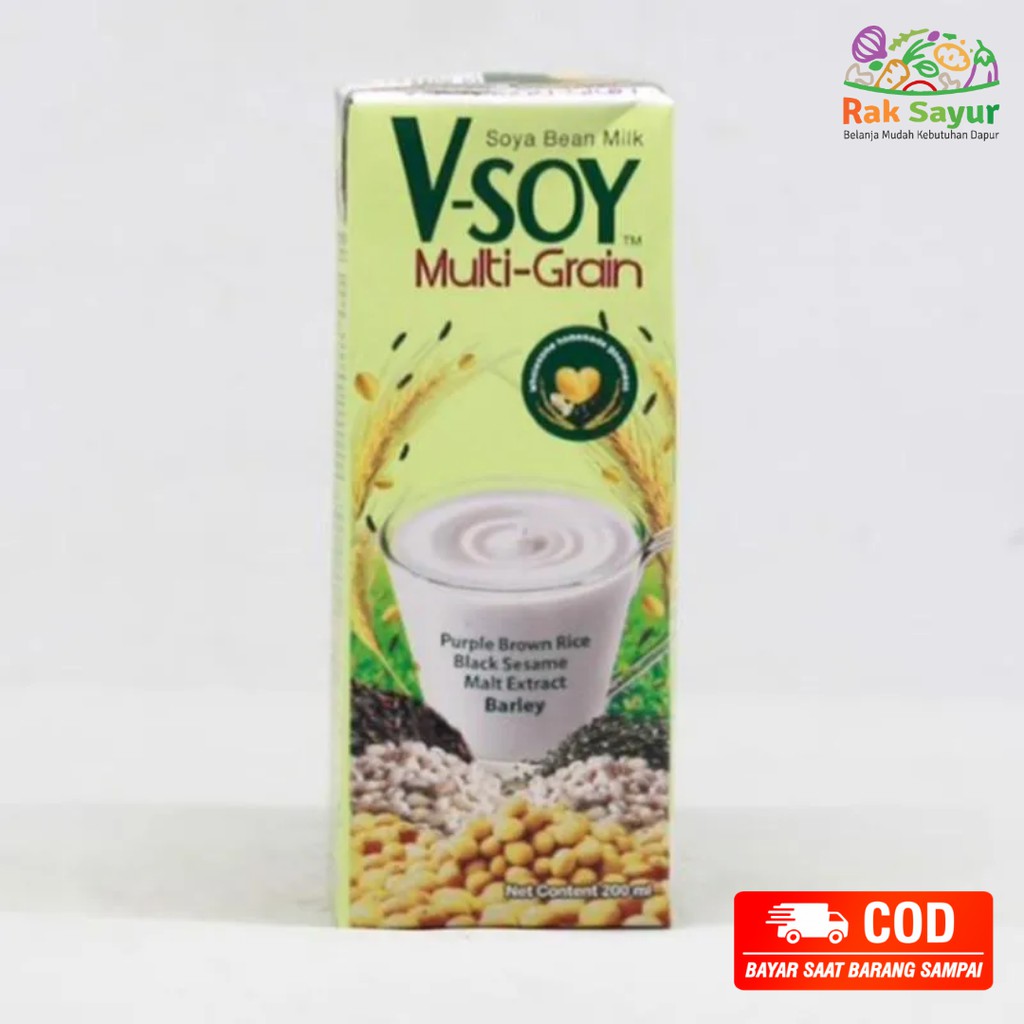 

Vsoy Multi Grain Susu Kedele Soymilk 1 Liter Rak Sayur Padang