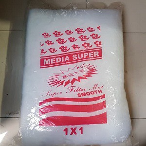 Kapas Media SUPER 1 meter Busa Filter Aquarium Aquascape Kolam Ikan 1m