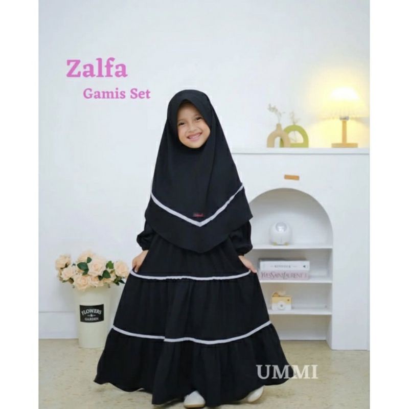 GAMIS ANAK PEREMPUAN SET ZALFA 5-10TAHUN