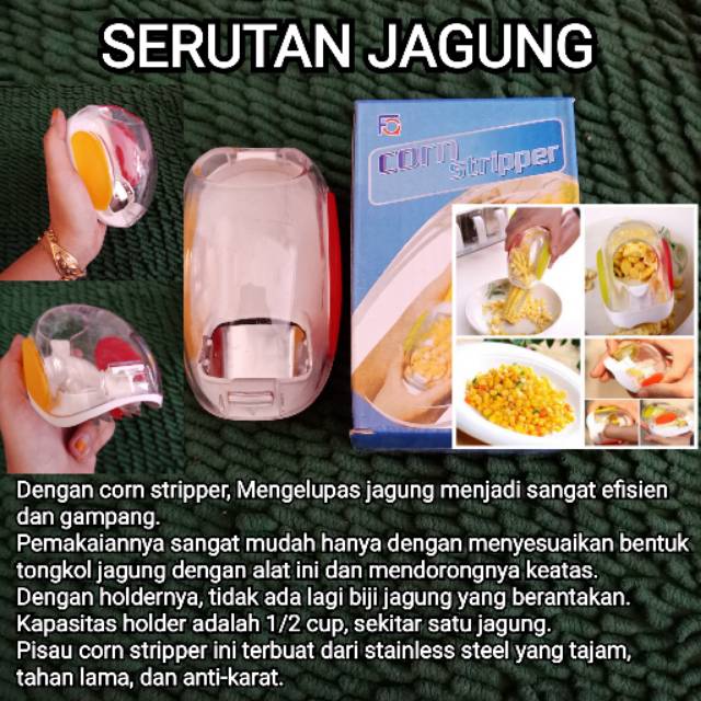Serutan jagung / penyerut jagung
