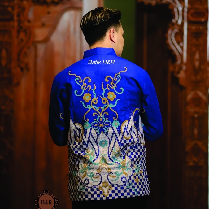 Baju Batik Pria Lengan Panjang Kemeja Batik Pria Batik Premium Kemeja Cowok Batik modern Baju Pria