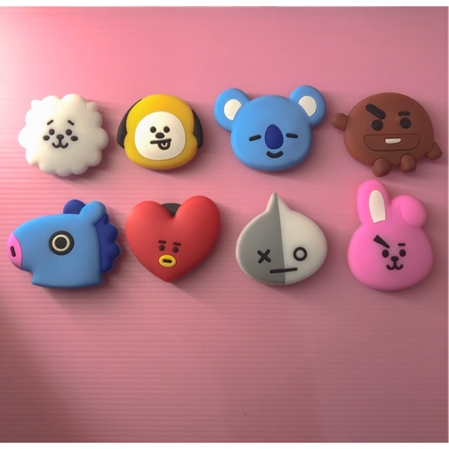 Amazon Com Bt21 Popsocket Cell Phones Accessories