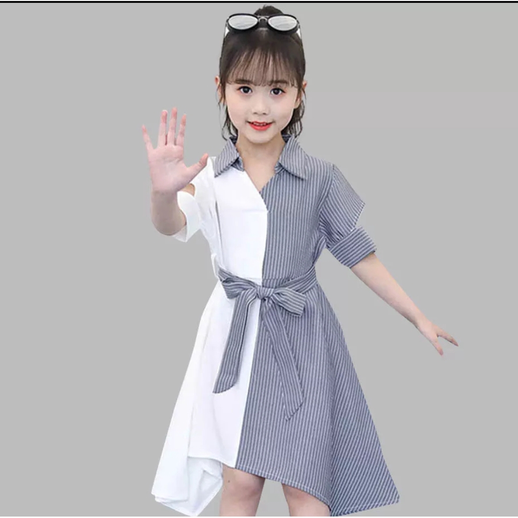 [dress kids vinie RO] dress anak perempuan  moscrepe