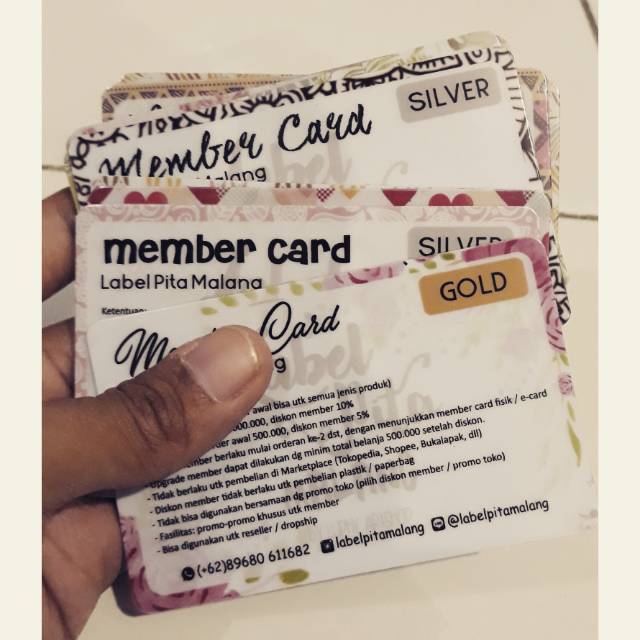 

[BISA SATUAN] ID card, member card, kartu antrian, kartu pelajar, tanda komunitas, dll