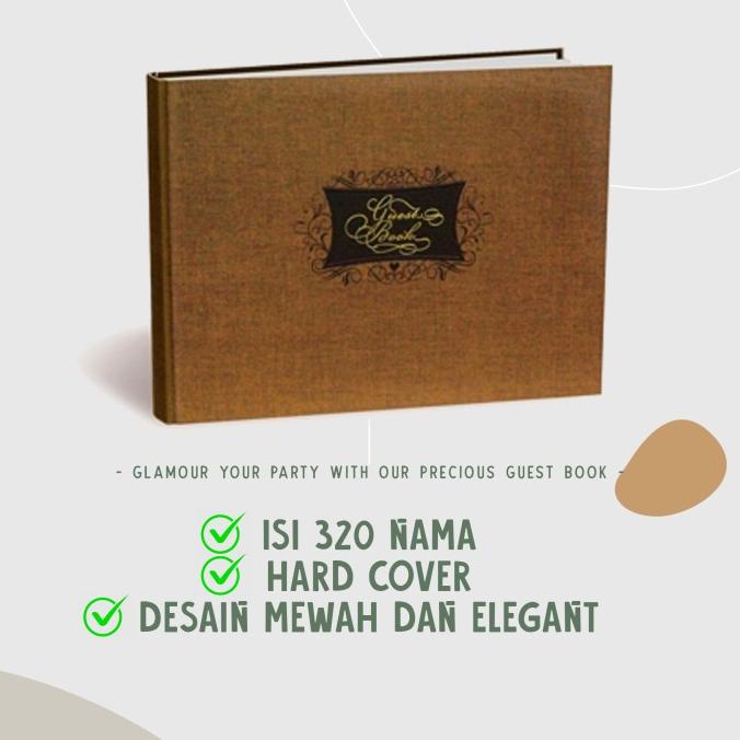 

teukuzulfikar37 buku tamu / guest book - gorgeous light brown TERLARIS TERPERCAYA ORIGINAL