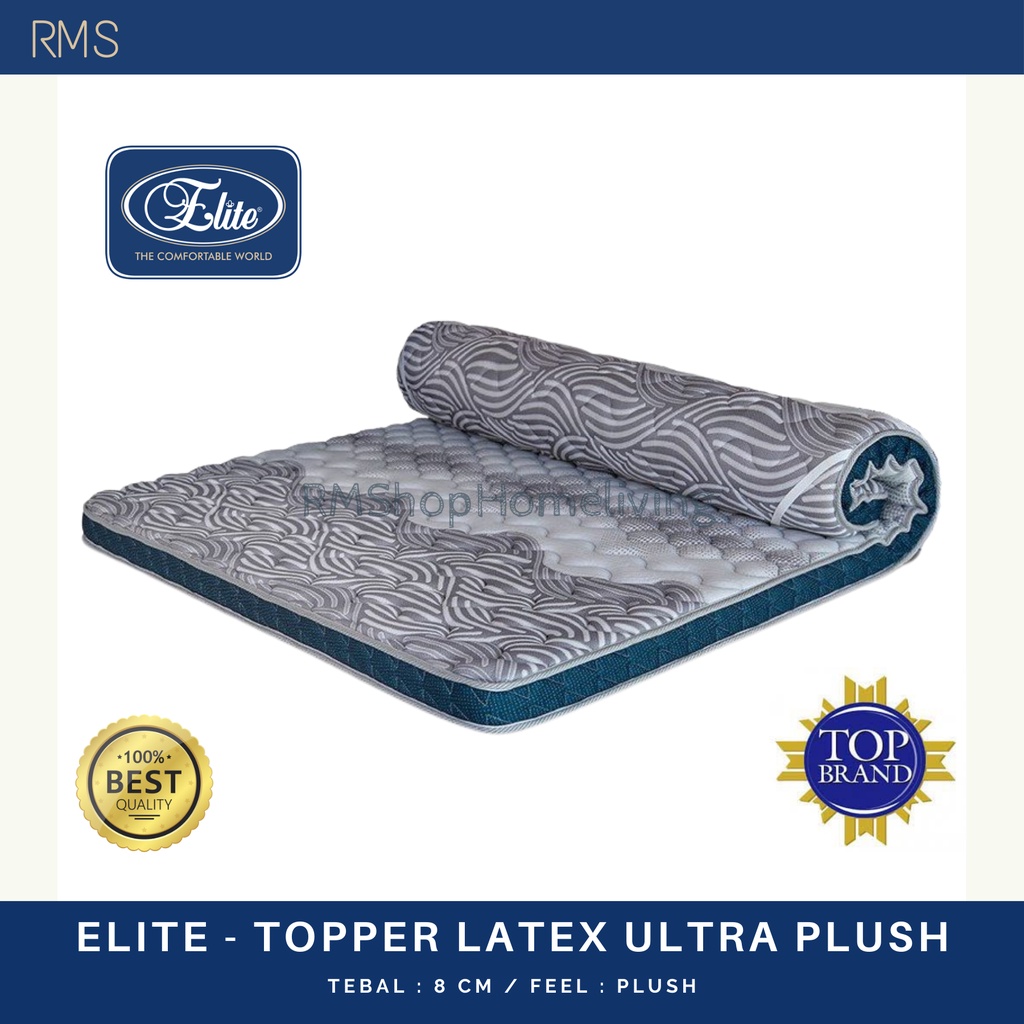 Elite Topper Latex Uk. 160 x 200 Ultra Plush / Topper Matras / Latex / Matras / Mattress / Topper Ma