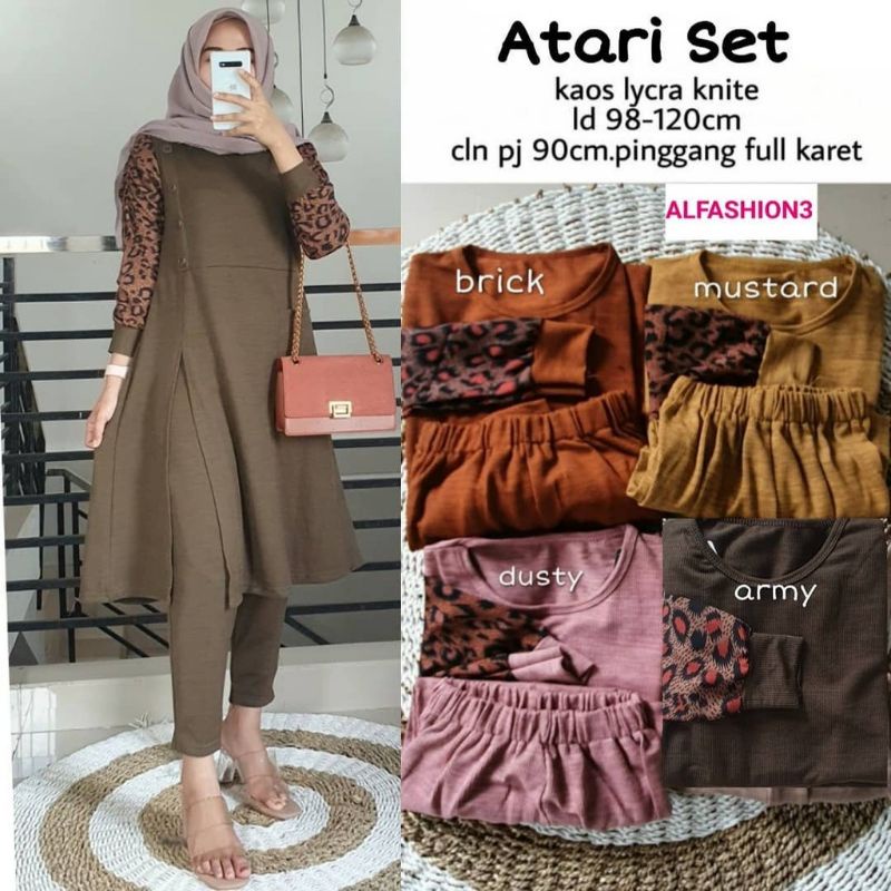 Setelan Tunik Wanita ATARI SET