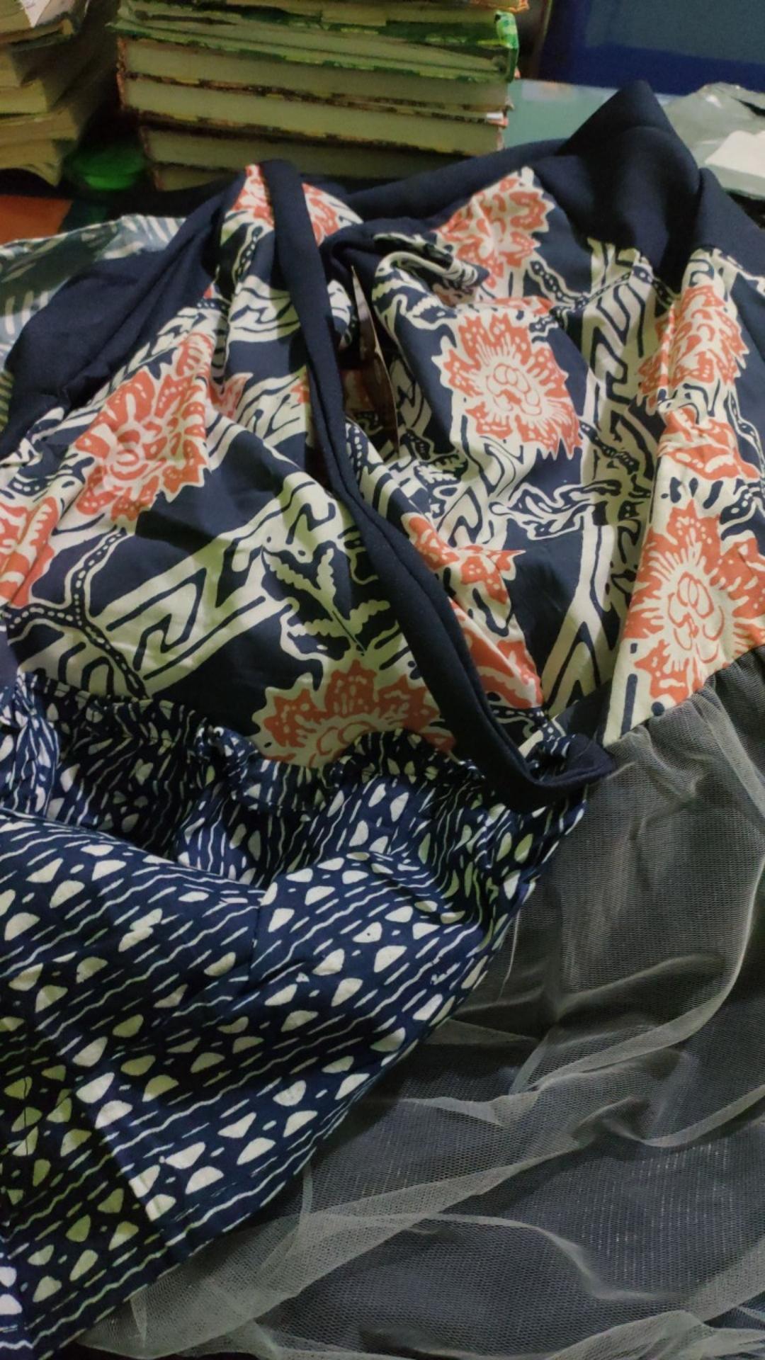 Maura Couple - Sania Ruffle Batik Couple Ori Ndoro Jowi Dnt Garansi Termurah Shopee