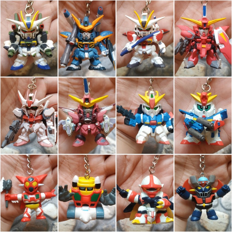 Gantungan Kunci Keychain Gundam Action Figure (E)