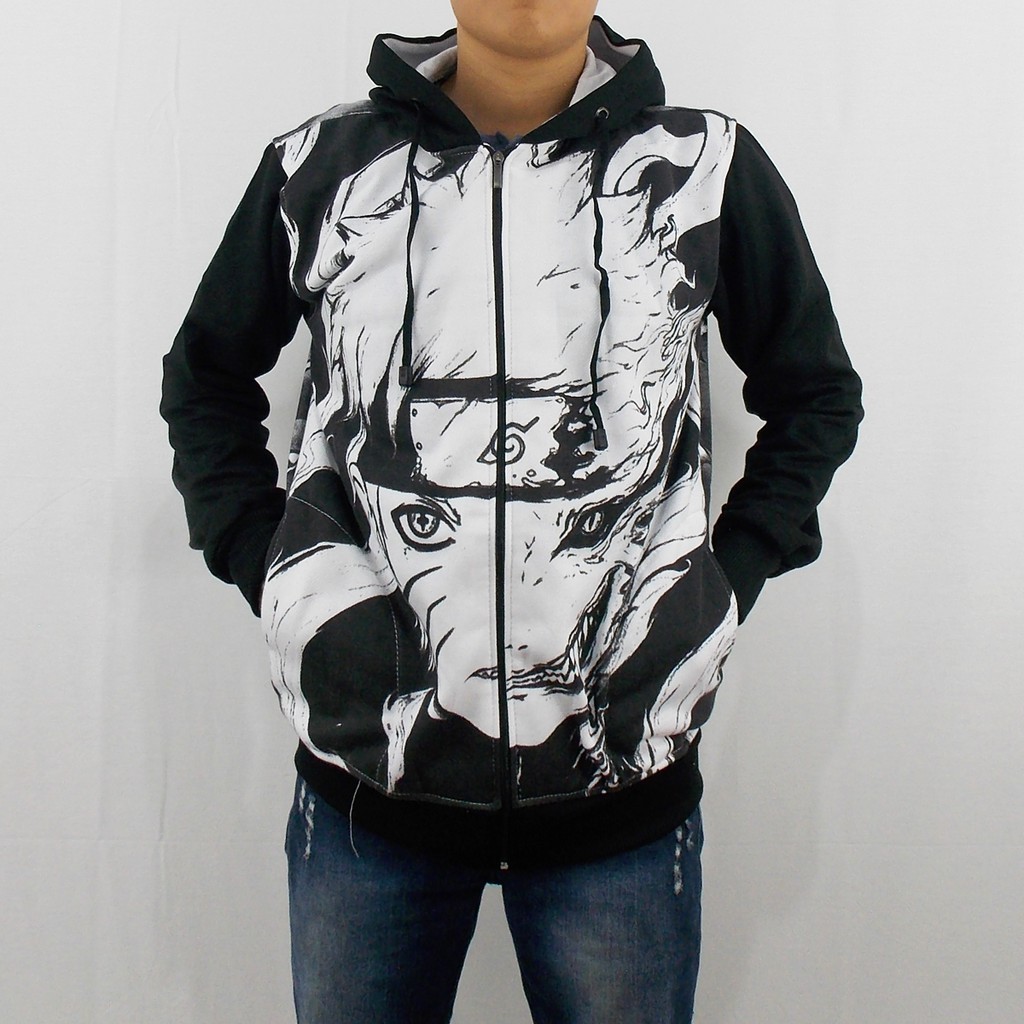 JAKET NARUTO KYUBI - JAKET NARUTO KURAMA - JAKET NARUTO HALF KYUBI - JAKET NARUTO SHIPPUDEN 01