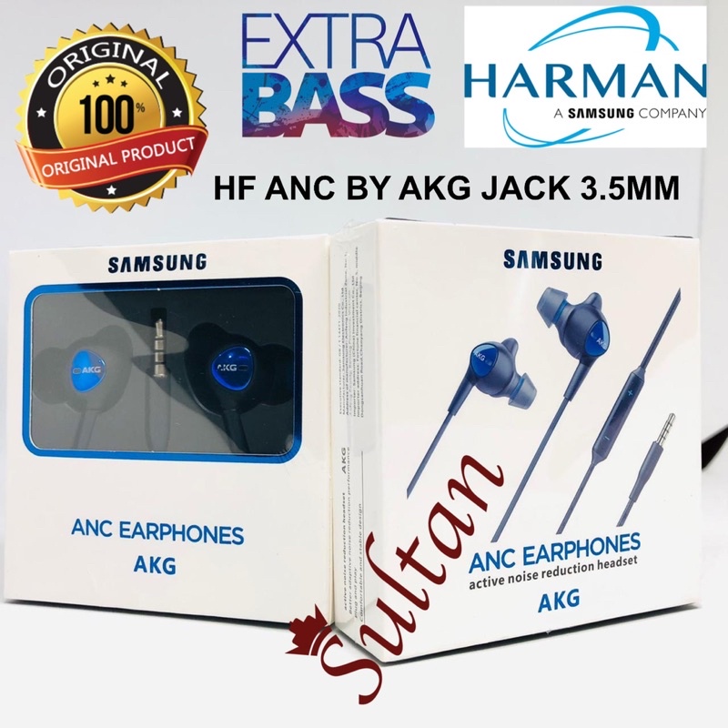 PROMO HANDSFREE SAMSUNG ANC JACK 3.5MM SOUND BY AKG ORI S20 MODEL COMPATIBLE FOR SMARTPHONE ANDROID