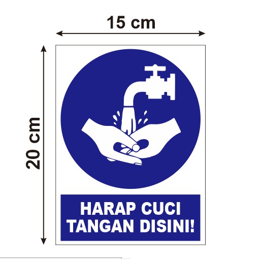 Paling Baru Stiker Cuci Tangan Disini