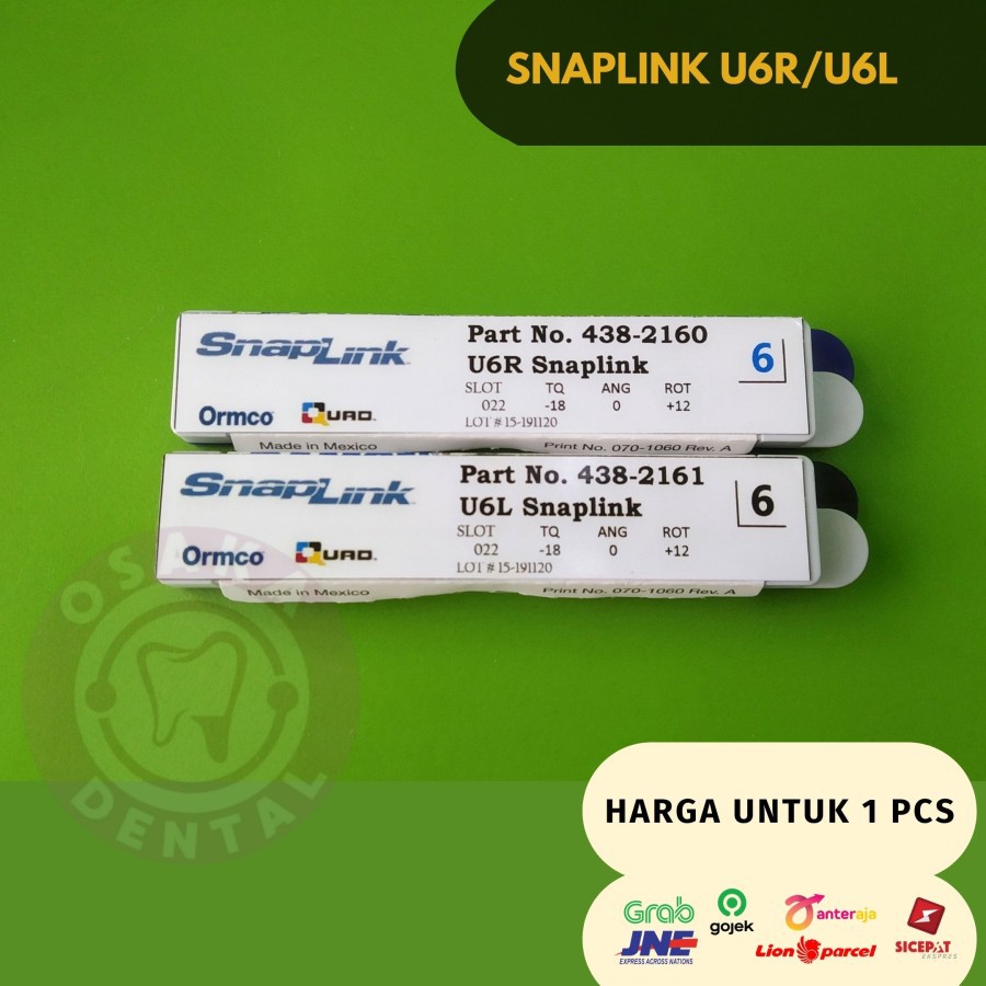 Bracket Molar Damon Snaplink Gigi 6 Upper/Lower Left/Right