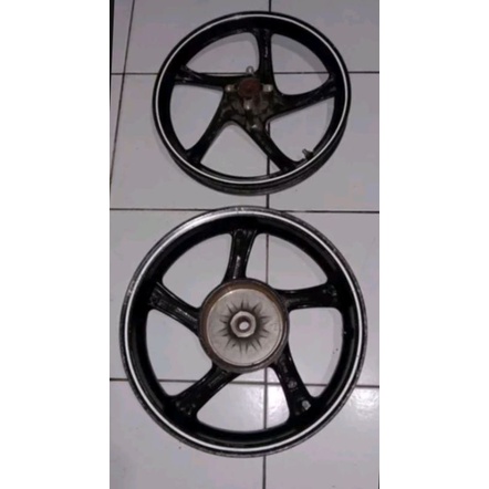 Velg Velek X-ride 115 racing Yamaha X-ride 115 Original Depan Blakang(bekas