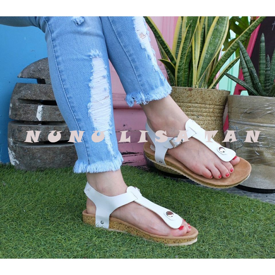 NLT Sandal Sendal Wanita Terbaru Jepit Tali Belakang