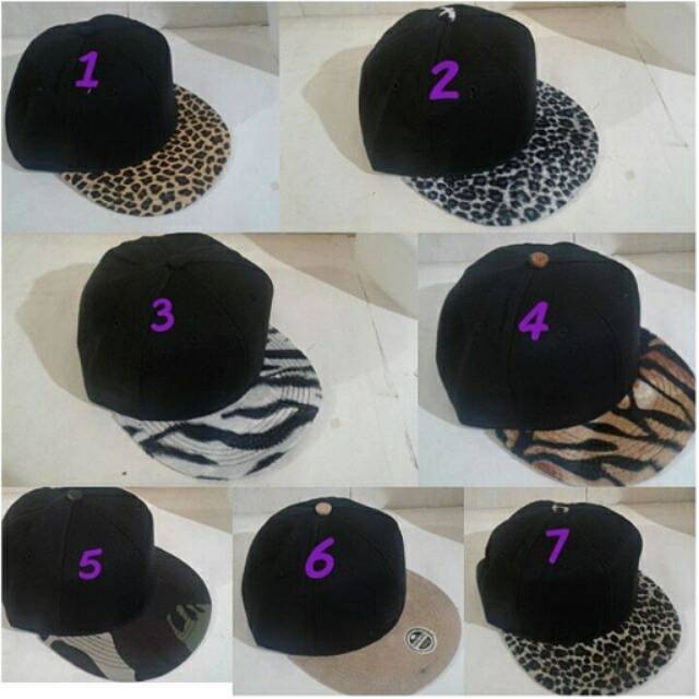 Topi Snapback Kombinasi Motif