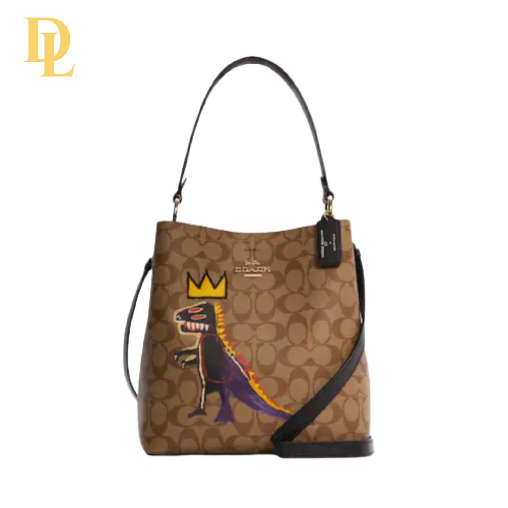 Coach X Jean Michel Basquiat Big Size Town Bucket Bag 27 (C5787)