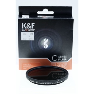 K&F Concept ND 67mm Variable Fader ND2-400 67 mm MC HMC Blue Multi Coated KF01.1403 - SKU 1.027.0007