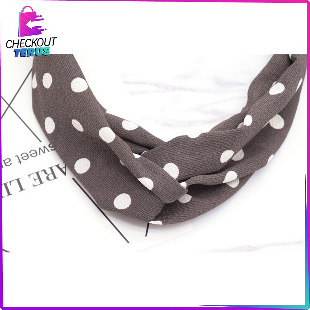 CT C63 C66 Bando Korean Style Aksesoris Rambut Wanita Bandana Bahan Rajut Karet Elastis Woman Fashion Headband