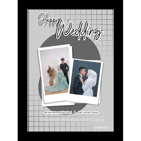 gift foto wedding/wisuda/ulang tahun/desain dan bingkai foto
