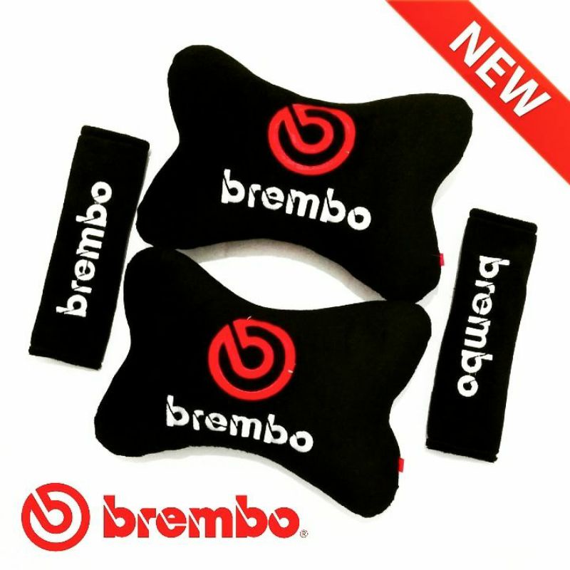 Bantal mobil leher headrest carseat brembo