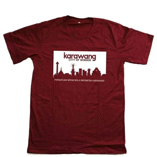 Tshirt baju kaos karawang city of winner laskar jawara persika karawang sunda jaipong beras bobotoh