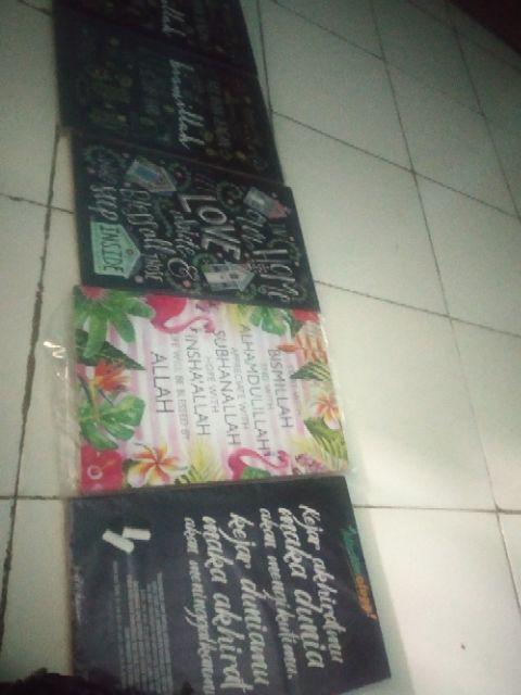 Hiasan Dinding Poster Kayu Al-186