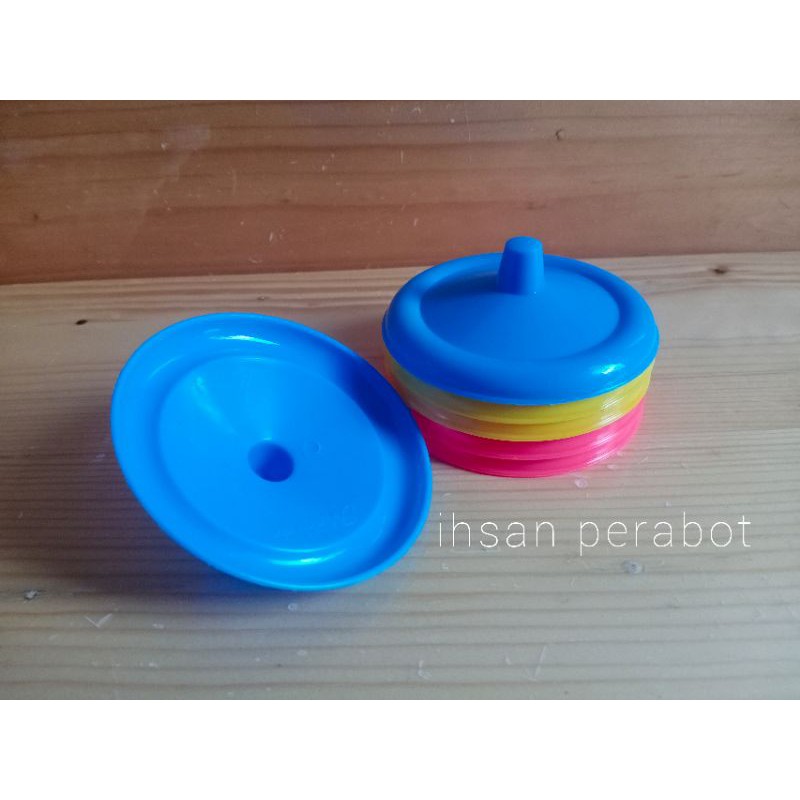 (6Pcs) Tutup Gelas Plastik / Tutup Gelas Kopi / Tutup Gelas Teh