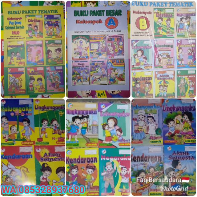 BUKU PAKET TEMATIK PAUD KB/TK