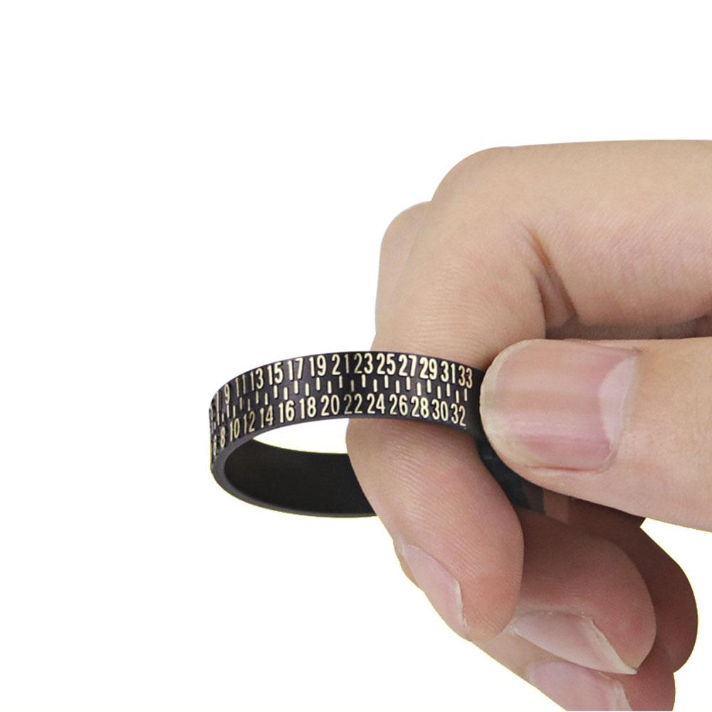 Quinton Alat Pengukur Cincin Standar Profesional Bahan Lembut Untuk Pernikahan
