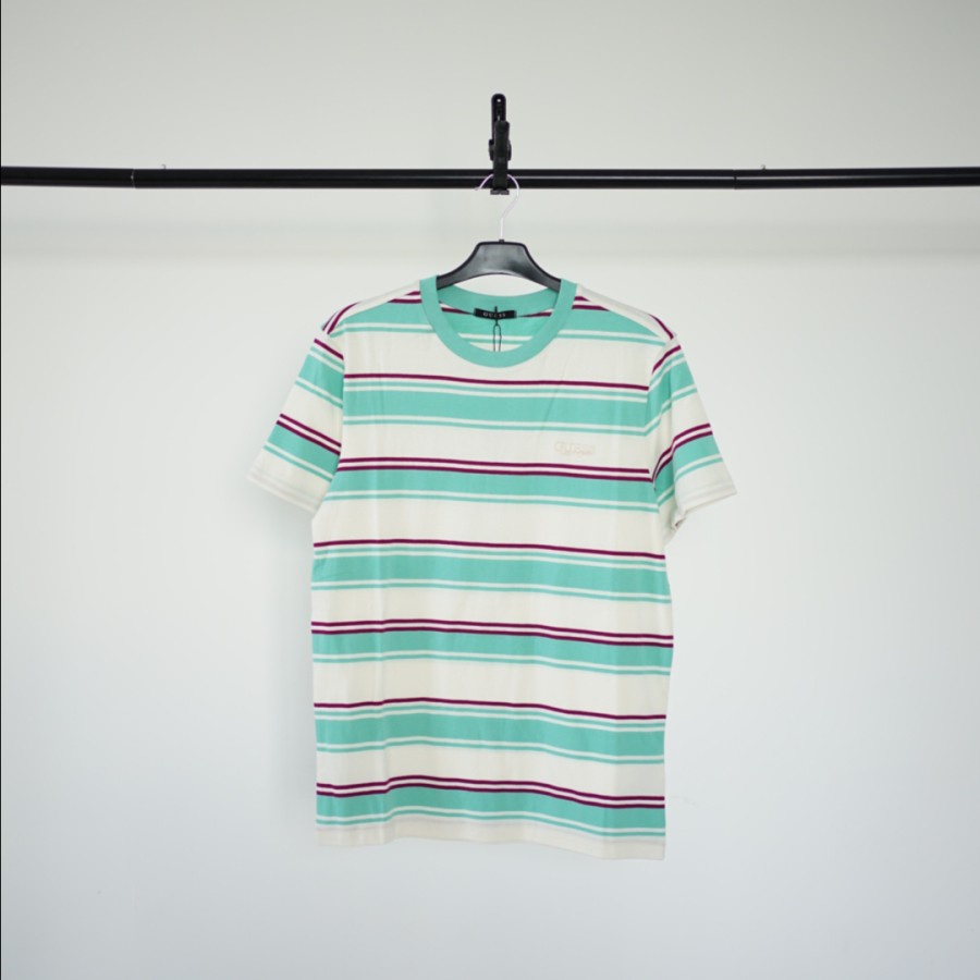 GUESS WHITE GREEN STRIPE