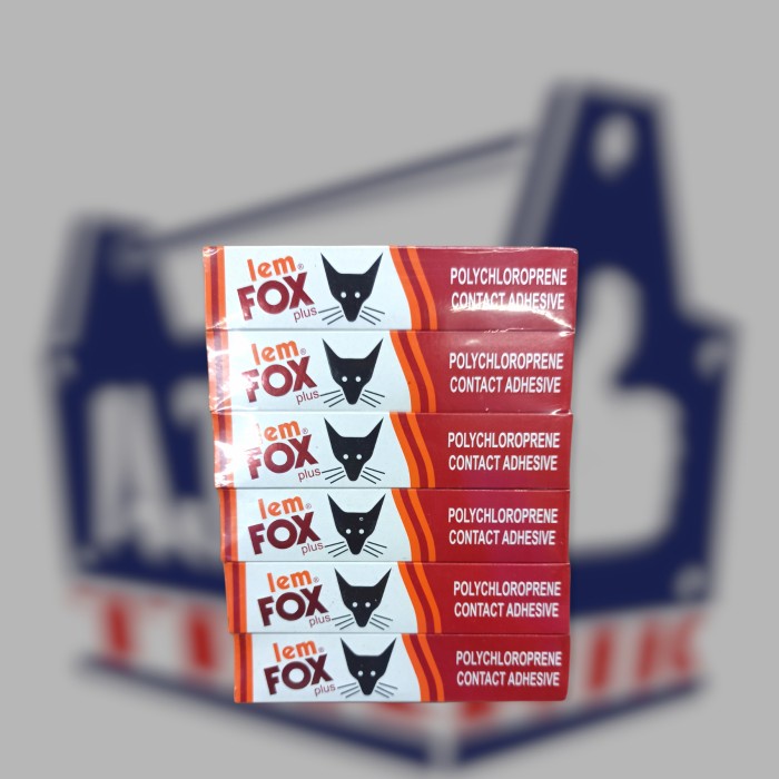 Lem fox plus tube 20gr asli lem serbaguna untuk kain kayu metal murah