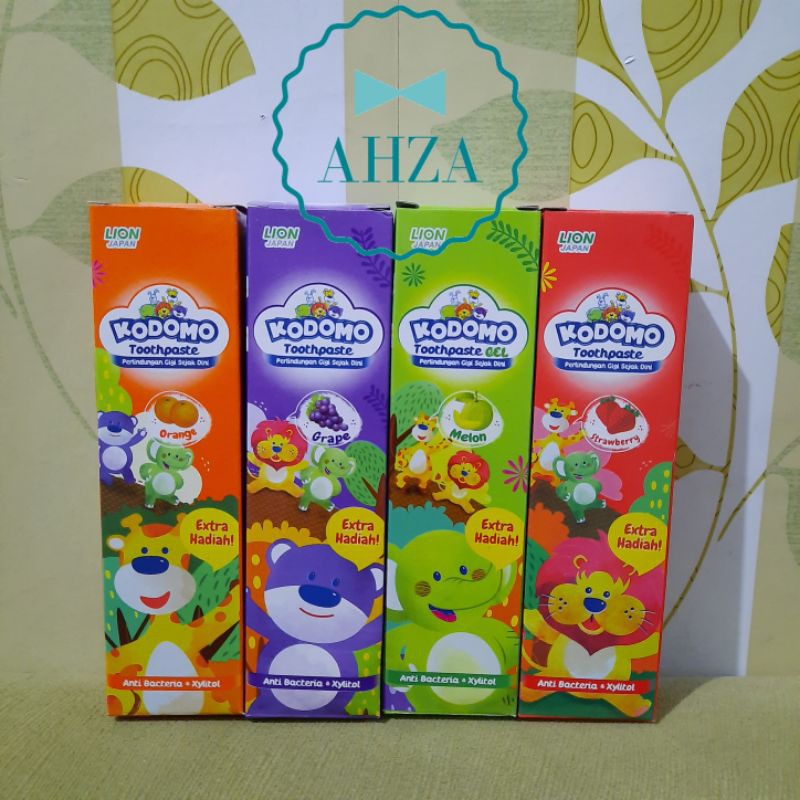 AHZA KODOMO PASTA GIGI ANAK 45GR EXTRA HADIAH