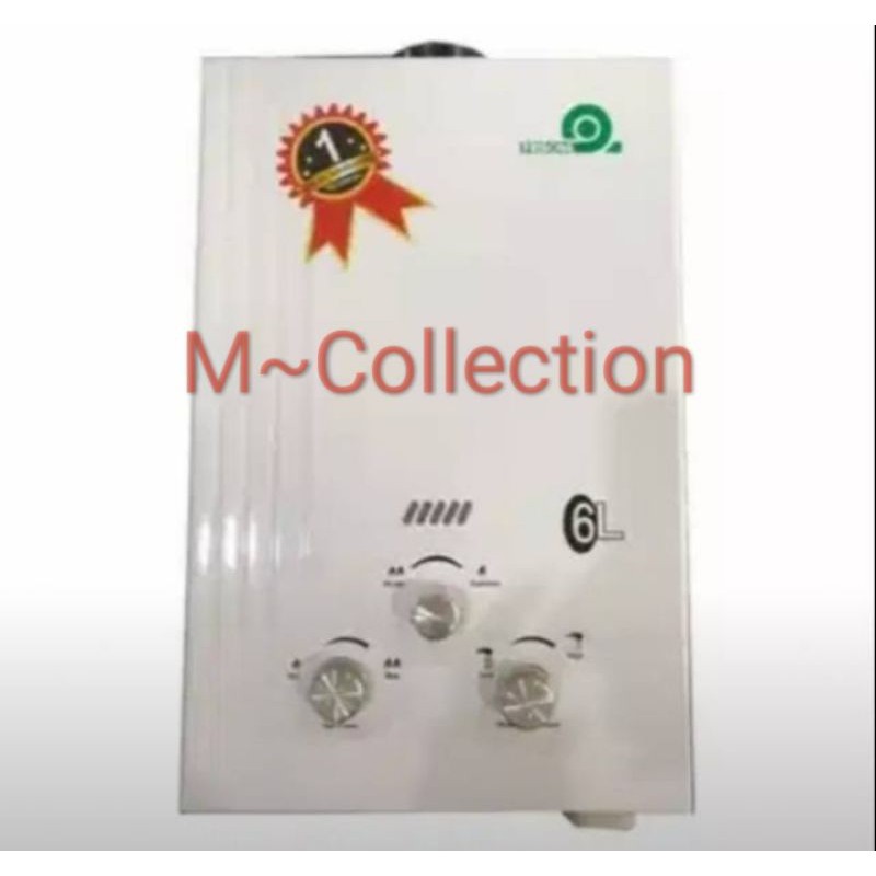 Frisone Water Heater Gas 6L Pemanas Air Baru