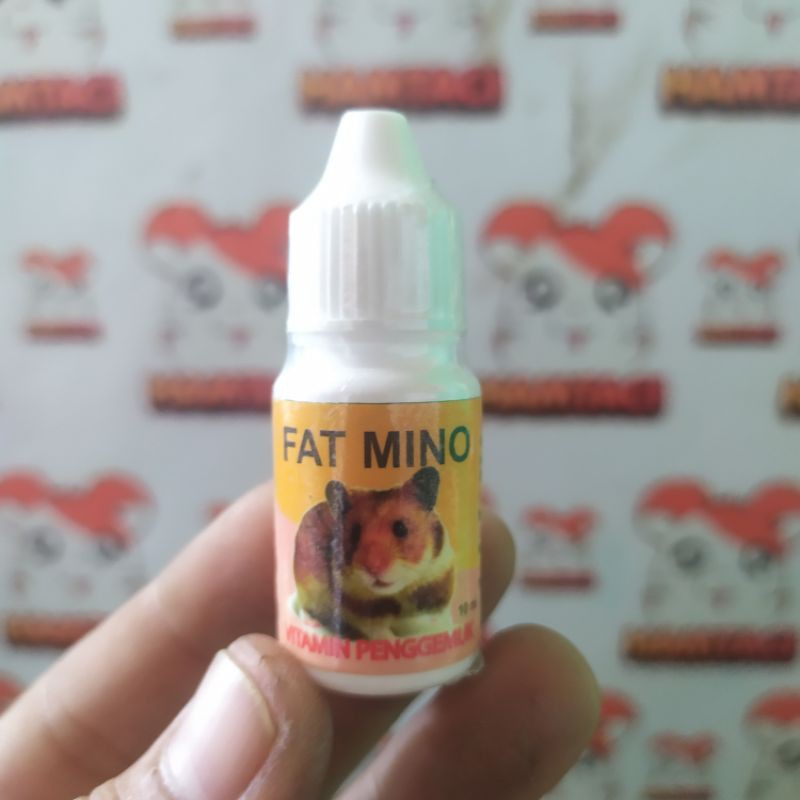 FATMINO 10 ML VITAMIN PENGGEMUK HAMSTER/GERBIL/LANDAK/PETS