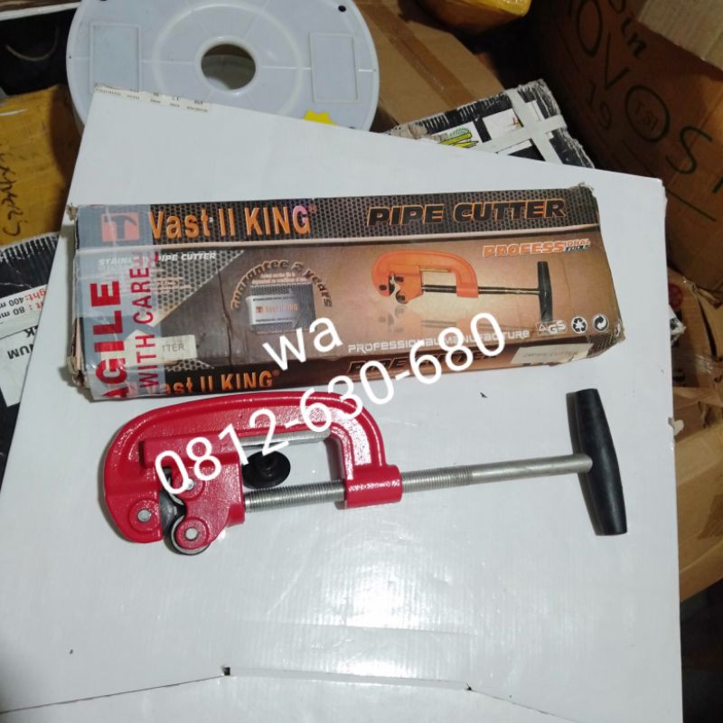 WT potong pipa besi manual 2 inchi