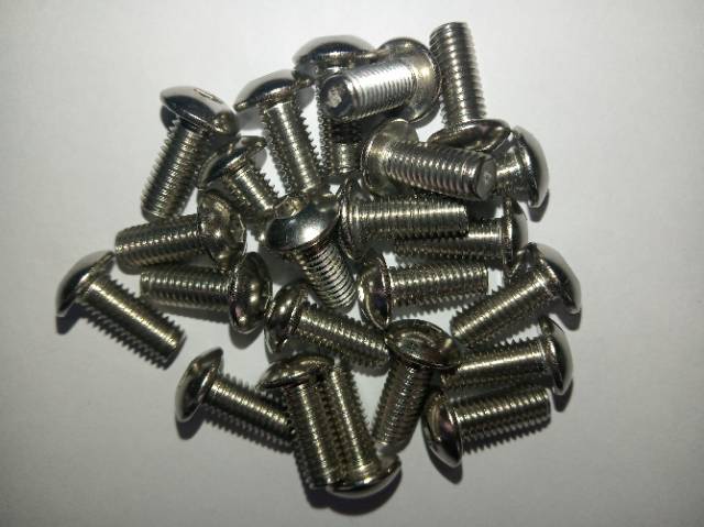 Button L M5 x 12(1.2cm) stainless 304