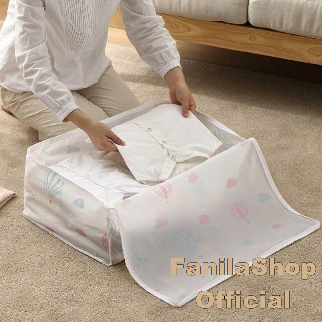 Storage Bag Selimut praktis untuk  Penyimpanan Pakaian Bed Cover Anti Debu