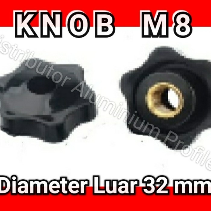 Knob Female Thread M8