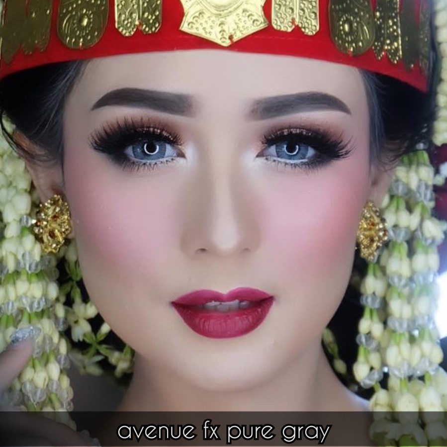 Softlens Avenue FX Pure Gray 14,5 mm dan 22,8 mm